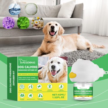 Wzzjkit Vaporisateur Diffuseur Apaisant pour Chien 45 ml avec Chien