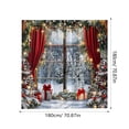 thumbnail image 3 of Fabric Shower Curtain With Reinforced Rustproof For Bathroom And Against Splashes And Leaks Fabric Shower Curtain Liner 60 72 Coastal Shower Curtain Set Clear Shower Curtain Liner Long 96 Thick, 3 of 8