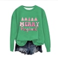 thumbnail image 2 of EGNMCR Chandail en Molleton de Noël Col Rond Imprimé Ample Manches Longues Sans Capuche, 2 of 4