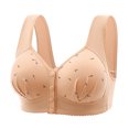 thumbnail image 1 of Strapless Backless Bra Women No Underwire Bra Feature V-Neck Sport Bra Style W-601 Yellow S, 1 of 2