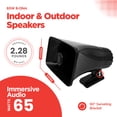 thumbnail image 3 of Pyle 8" Portable PA Horn Speaker for Indoor/Outdoor Use, 65W Peak Power, Black, 3 of 5