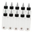 thumbnail image 3 of Tachiuwa 10 Pcs Plastic Empty Liquid Bottle with Twist Top Caps Leak 60ml, 3 of 6
