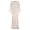 thumbnail image 1 of UPPADA Robe à Col Ras du Cou pour Femmes, Couleur Unie, Robes d'Invitée de Mariage, Ceinture, Cocktail, Fête, Tenue de Travail, Coupe Ajustée, Robe Crayon, Robes Midi Décontractées, Aubaines 2025, 1 of 7