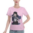 thumbnail image 1 of Women's Basic Short Sleeve T-Shirt Attacking Giant Levi Ackerman, 1 of 6