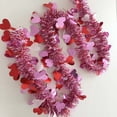 thumbnail image 1 of LSLJS Valentine's Day Heart-shaped Metal Wire Wreath Twisted Shiny Ceiling Decoration, Home Accessories, 1 of 3