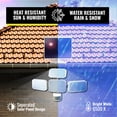 thumbnail image 4 of Bell+Howell Bionic Floodlight Pro Solar Motion Sensor Outdoor LED Lights Waterproof 2000 Lumens 4 Adjustable Panels, 4 of 10