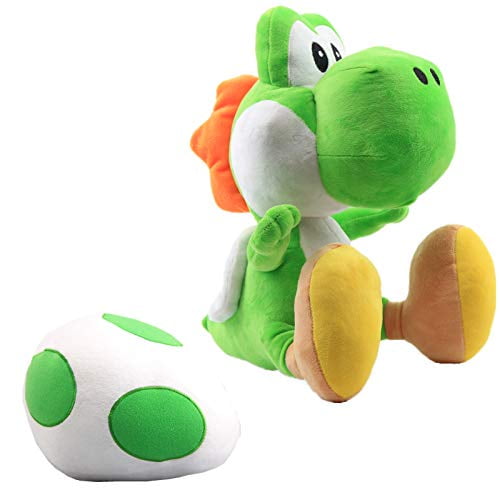 uiuoutoy Super Mario Bros. 12" Green Yoshi & 8'' Yoshi Egg Stuffed Plush Set of 2 pcs