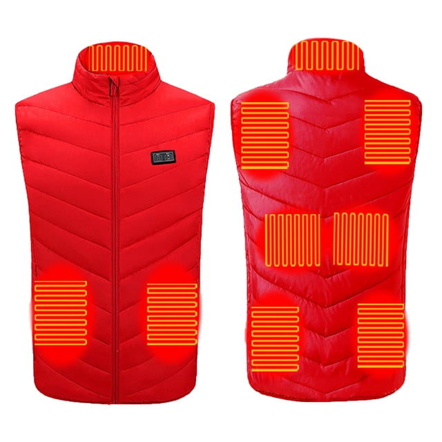 EGNMCR Outdoor Warm Clothing Heated For Riding Skiing Fishing Charging Via Heated Coat heated jacket