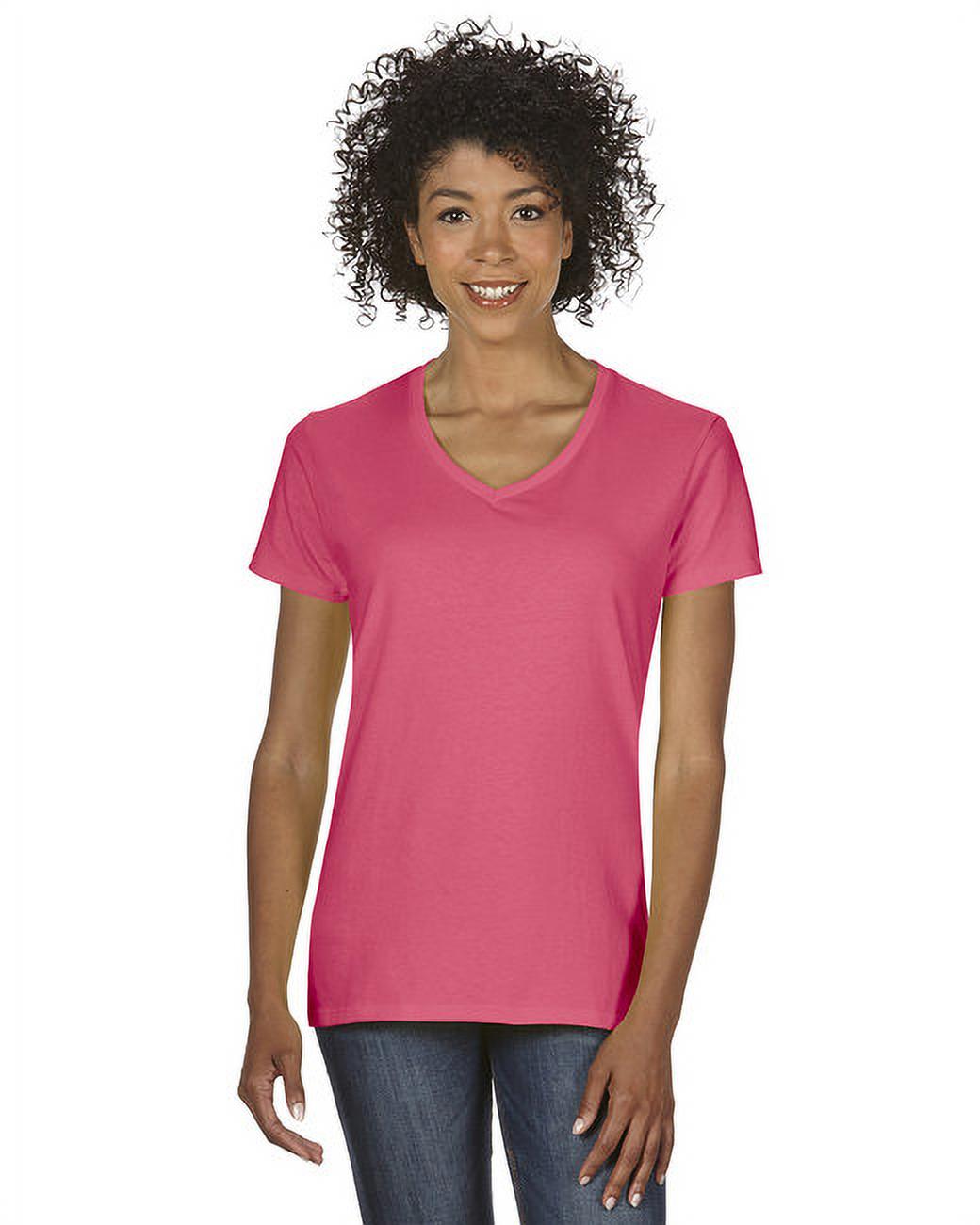 Gildan G500VL Ladies Heavy Cotton V-Neck T-Shirt