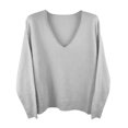 thumbnail image 4 of 2025 Cardigan Long à Boutons pour Femmes à Col en V Confortable à Manches Longues Léger Décontracté Long Cardigan pour Femmes Décontracté, 4 of 6