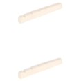 thumbnail image 2 of Maoww Replacement For Fender Strat ST Electric Guitar Bone Nut 6 String Guitar Bridge Saddle Instrument Accessories white 42*3.5*5.3mm 2Set, 2 of 6