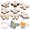 Assorted Color, variant on Butterfly Cutouts 54 Pcs in Assorted Color for Wood Craft Supplies and Holiday Decorations