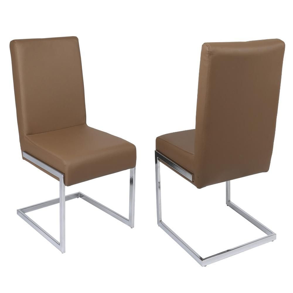 Chaise de salle à manger canadienne Senorita brun clair (ensemble de 2)
