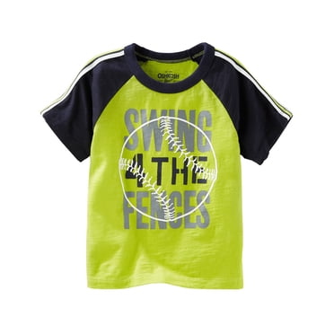 OshKosh B'gosh Baby Boys' Raglan Tee, 6 Months