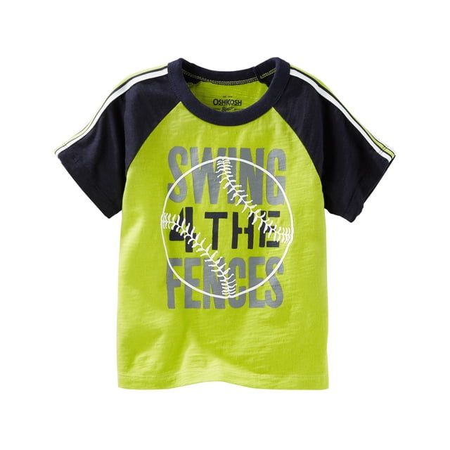 OshKosh B'gosh Baby Boys' Raglan Tee, 6 Months