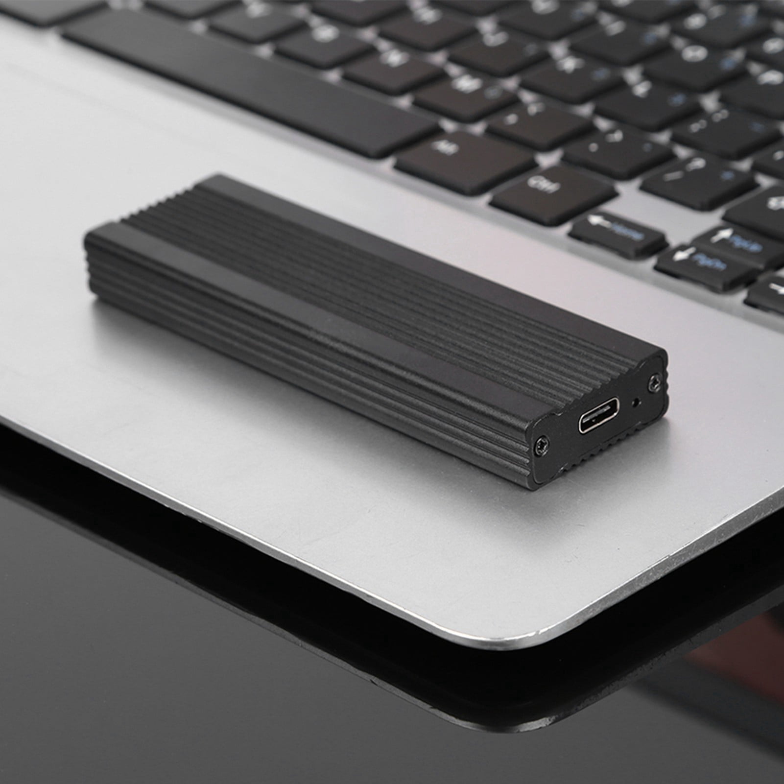 NVME SSD Enclosure, 10Gbps Type C Aluminum Case for M.2  NVME 2230 2242 2260 2280 SSD, with UASP Acceleration Protocol, for Storage Optimization