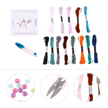 UPGRATOR 1Set Bracelet Maker Loom Kit for Weaving DIY Craft with Assorted Color Materials and Accessories