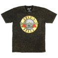 thumbnail image 1 of Guns N' Roses T-Shirt à Col en V pour Homme à Logo Graphique Burnout Délavé à l'Acide (Très Grand), 1 of 2