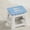 Blue, variant on Folding Stool Portable, TOUMENY Heavy Duty Quick Fold Plastic Low Stool, Compact Assembly Free Camping Stool for Outdoor Hiking Fishing Home, Blue