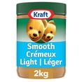thumbnail image 1 of Kraft Smooth Peanut Butter, Light, 2 kg Jar, 1 of 15