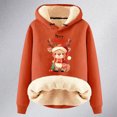 thumbnail image 4 of WEAIXIMIUNG Sweat à Capuche pour Femmes Imprimé Vintage de Noël à Manches Longues, 4 of 4