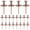 Rose Gold, variant on Miangastore 20pcs Picture Hanging Push Pins Wall Picture Nails Metal Picture Hanging Tacks
