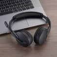 thumbnail image 2 of onn. Bluetooth Wireless On-Ear PC Headset with Rotating Boom Microphone, 2 of 5