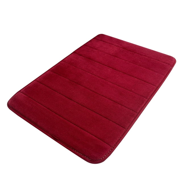Fesfesfes Foam Bath Mat Absorbent Shower Rug Quickly Dry Technology Bathroom Bedroom Floor Decor Comfortable Underfoot Bathroom Bedroom Floor Shower Rug Decor