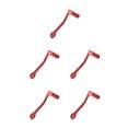 thumbnail image 2 of maskred Comfortable CNC Foot Gear Lever Shifter With Easy Installation Premium Materials Red 5Set, 2 of 6