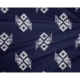 thumbnail image 4 of oneOone Polyester Lycra Fabric Geometric Kasuri Printed Craft Fabric BTY 56 Inch Wide, 4 of 4