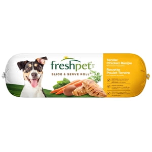 Freshpet Fresh Nourriture pour chiens, recette de poulet tendre, tranche & Servir
