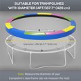 thumbnail image 4 of Soozier Coussin de Ressort pour Trampoline 14 Pi, Imperméable, Multicolore, 4 of 10