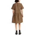thumbnail image 2 of Levi’s Womens Raya Taffeta Plaid Dress, Khaki/S, 2 of 2
