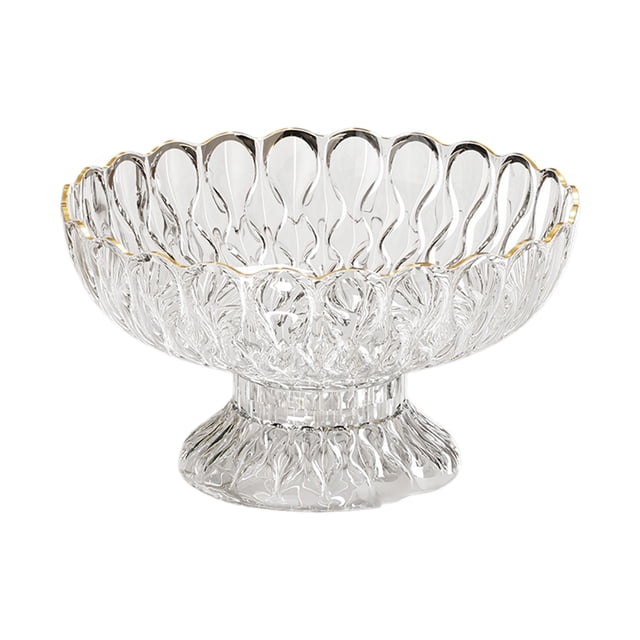 Thickened Plastic Fruit Bowl Draining Basket for Coffee Table, Living Room Candy Nut Organizer