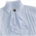 thumbnail image 3 of CEHVOM Veste à Col Montant à Boutons Unie pour Homme, Mode Hivernale, Haut Blouse, Solde, 3 of 7