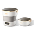 thumbnail image 3 of BeesClover Portable Washing Machine, Mini 13L Foldable Washer with 3 Cleaning Modes, Collapsible Small Compact Clothes Laundry, Foldable Mini Washer for Apartment, Camping, 3 of 7