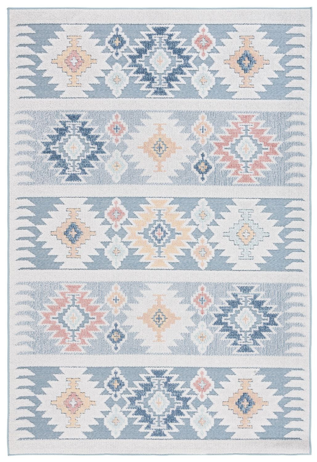SAFAVIEH Sarasota Giovanni Tapis Intérieur/Extérieur Aztèque