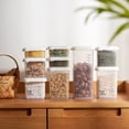 thumbnail image 4 of Rbaofujie Kitchen Organizers and Storage Kitchen Transparent Moisture-Proofs and Fresh-Keeping Sealed Storage Tank Snack Box Container, 4 of 6