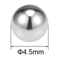 thumbnail image 2 of Uxcell Billes de Roulement Métriques en Acier Inoxydable 304 G100 Quincaillerie de Précision 4,5 mm /0,18 Pouces, 2 of 5