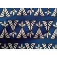 thumbnail image 4 of oneOone Tissu Popeline de Coton Imprimé Floral & Triangle BTY 56 Pouces de Large, 4 of 4