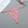 thumbnail image 4 of Ketyyh-chn99 String Sans Coutures pour Femmes Lingerie Invisible Femmes Rouge Ensemble de Lingerie Deux Pièces pour S, Rouge Melon D\'eau, 4 of 5