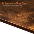 thumbnail image 2 of ODK 25.6 Inch Height Wooden Counter Seat Barstool, Rustic Brown (2 Set), 2 of 6