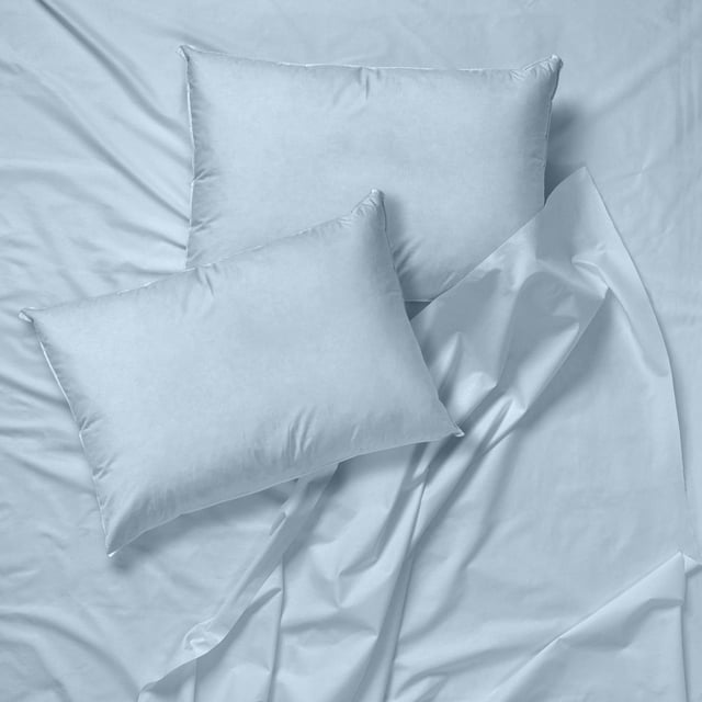 Cotton House - 100% Egyptian Cotton Sheet Set, 600 Thread Count, Blue, Queen Size