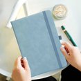 thumbnail image 4 of Fwttom Paper Notebook, Strap Notebook A5 Notepad 200 Pages Thick Paper Notebook Student Diary, 4 of 6