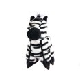 thumbnail image 3 of One Paw, Zebra Tough Plush Dog Toy with Squeaker, for Dogs, 3 of 3