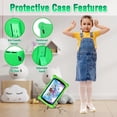thumbnail image 4 of Contixo 8" Kids Tablet 2025 Model with 80 Stories, Educational Android Tablet for Kids 3-12, 32GB, Parental Controls, Kid-Proof Case with Kickstand – Green, 4 of 7