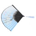 thumbnail image 2 of Cherry Blossom Fans Asian Wedding Favor Party Reception Delicate Folding, 2 of 10