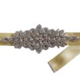 thumbnail image 2 of Wedding Ribbons Bridal Belt Dress sashes; Dress crystal Prom Crystal Sashes Evening Party Handmade Rhinestones Waistband, 2 of 7