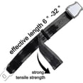 thumbnail image 3 of Aircraft Seat Belt Extender E4 Certified Adjustable 15-81cm Travel Safety Accessory, 3 of 5