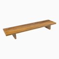 thumbnail image 1 of Desky Minimal Monitor Stand - Teak Hardwood, 1 of 10